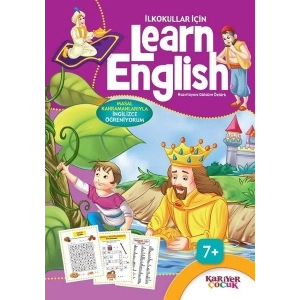 İlkokullar İçin Learn English - Mor