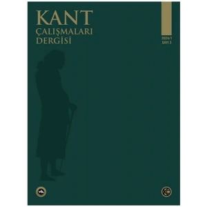 Kant Çalışmaları Dergisi Sayı: 3 - 2024