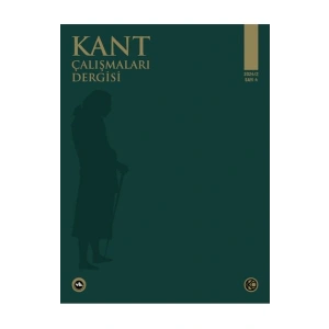 Kant Çalışmaları Dergisi Sayı 4