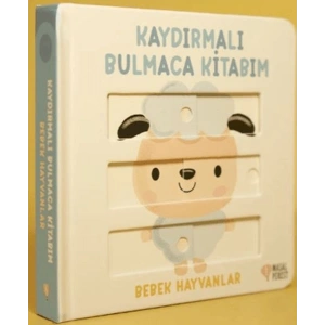 Kaydırmalı Bulmaca Kitabım - Bebek Hayvanlar