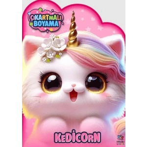 Kedicorn Zamanı - Çıkartmalı Boyama Kitabı
