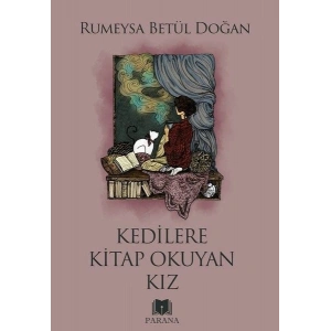 Kedilere Kitap Okuyan Kız