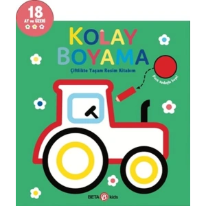 Kolay Boyama Çiflikte Yaşam Resim Kitabım