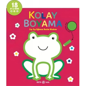 Kolay Boyama Zıp Zıp Eğlence Resim Kitabım
