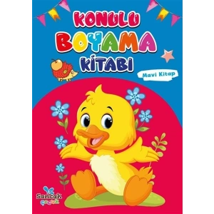 Konulu Boyama Kitabı - Mavi Kitap