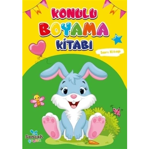 Konulu Boyama Kitabı - Sarı Kitap