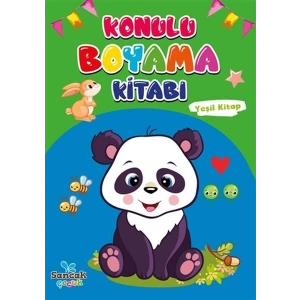 Konulu Boyama Kitabı - Yeşil Kitap