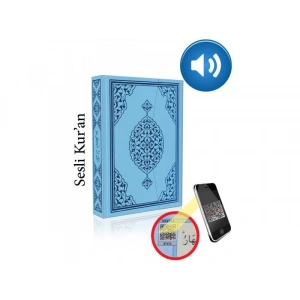Kuranı Kerim Bilgisayar Hatlı Mavi Renk Hafiz Boy