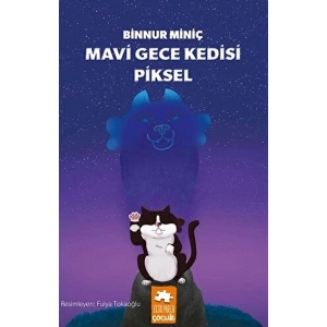Mavi Gece Kedisi Piksel