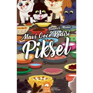Mavi Gece Kedisi Piksel (Yeni Baskı)
