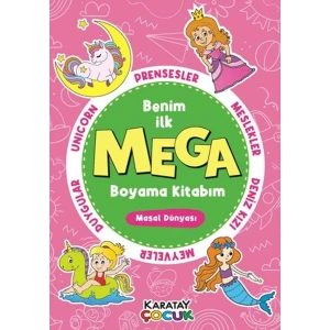Mega Boyama Kitabım - Masal Dünyası