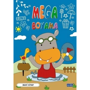 Mega Boyama Mavil Kitap