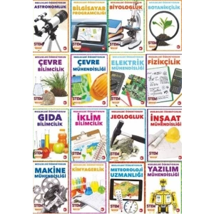 Meslekleri Öğreniyorum Set - 16 Kitap