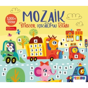 Mozaik Sticker Çıkartma Kitabı - Sarı