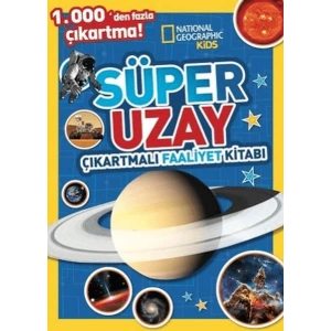 National Geographic Kids Süper Uzay Çıkartmalı Faaliyet Kitabı