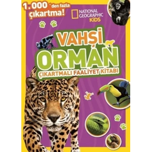 National Geographic Kids Vahşi Orman Çıkartmalı Faaliyet Kitabı