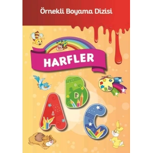 Örnekli Boyama - Harfler
