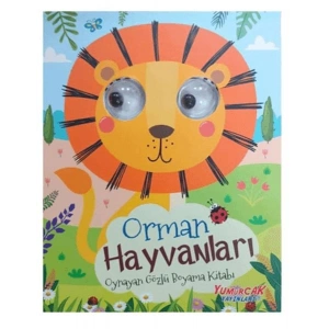 Oynayan Gözlü Boyama Kitabı – Orman Hayvanları