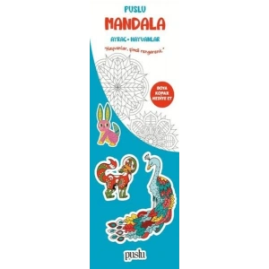 Puslu Mandala Çocuk Ayraç - Hayvanlar