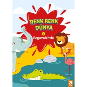 Renk Renk Dünya Boyama Kitabı 3