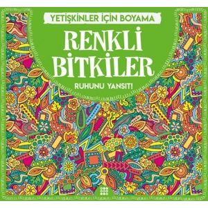 Renkli Bitkiler - Yetişkinler İçin Boyama
