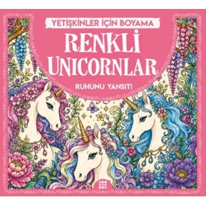 Renkli Unicornlar & Yetişkinler için Boyama