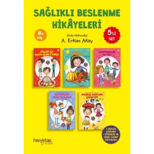 Sağlıklı Beslenme Hikayeleri 5li Set 30 Hikaye