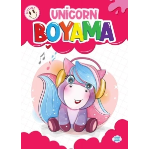 Sevimli Unicorn Boyama