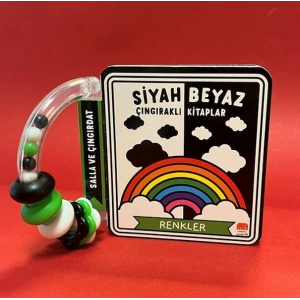 Siyah Beyaz Çıngıraklı Kitaplar Renkler