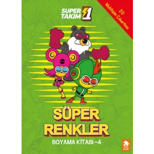 Süper 1 Takım Süper Renkler Boyama Kitabı - 4