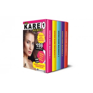 Süper Kare Bulmaca 5 Kitap – Kutulu Set