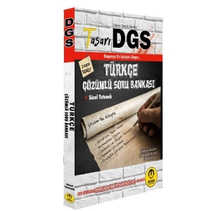 Tasarı DGS Türkçe Çözümlü Soru Bankası