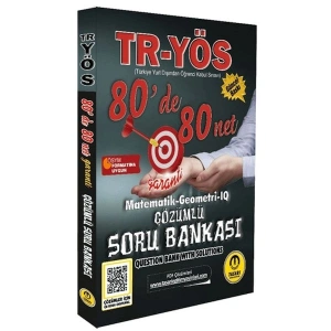 Tasarı  TR YÖS Matematik-Geometri-IQ 80 De 80 Net