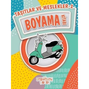 Taşıtlar ve Meslekler 2 Boyama Kitabı