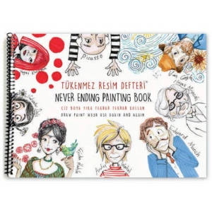 Tükenmez Resim Defteri--3 25x35cm