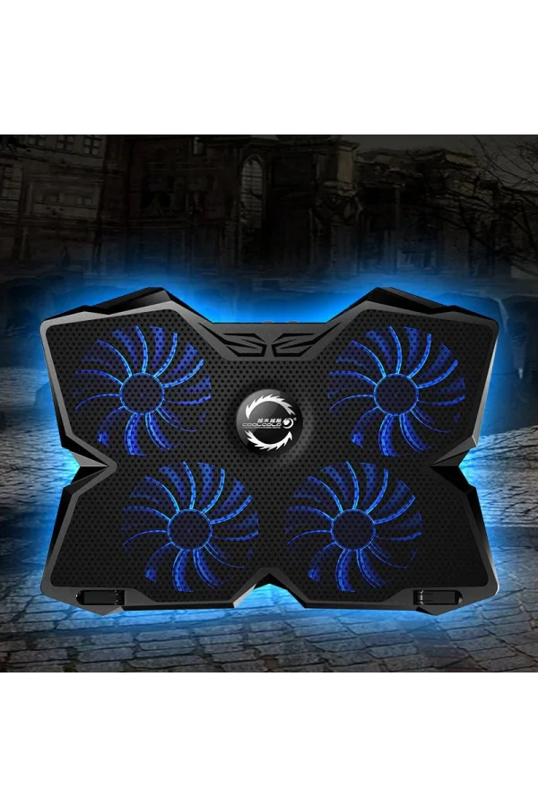 COOLCOLD Gaming 4 Fanlı Işıklı Notebook Laptop Soğutucu Stand