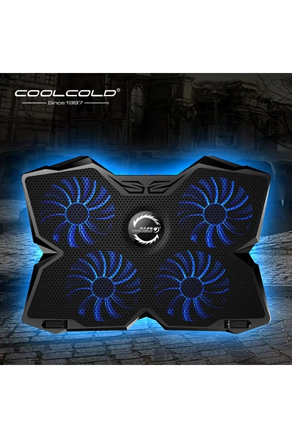 COOLCOLD Gaming 4 Fanlı Işıklı Notebook Laptop Soğutucu Stand