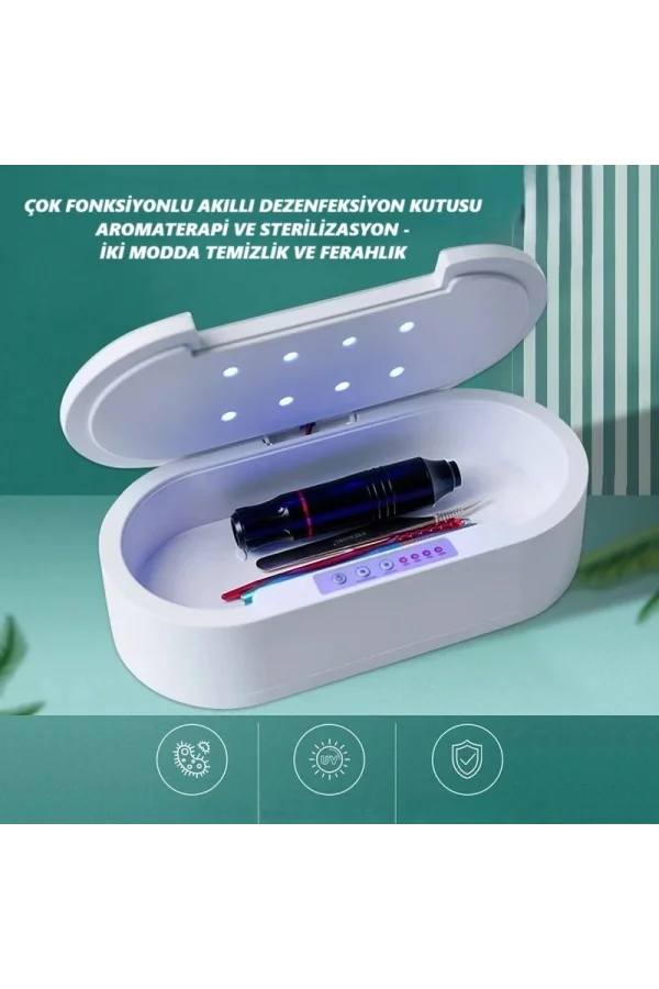 DailyTech Akıllı UV Dezenfeksiyon Kutusu Telefon Aksesuar Maske Takı Sterilizasyon Cihazı