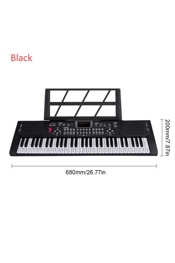DailyTech 61 Tuşlu USB Dijital Klavye Piyano Profesyonel Büyük Çocuk Müzikal Elektronik Piyano