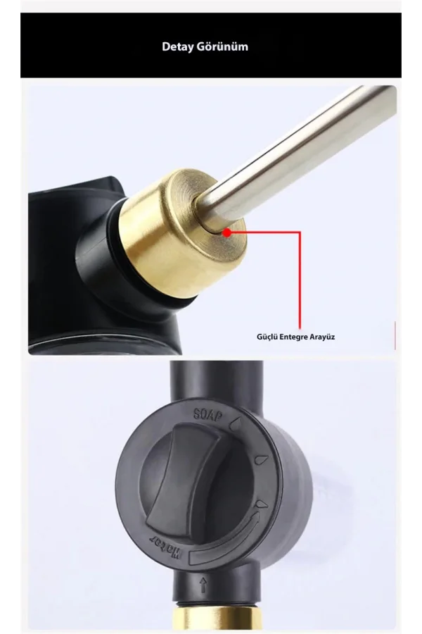 DailyTech Basınçlı Su köpük Tabancası Bahçe Sulama Araba Yıkama