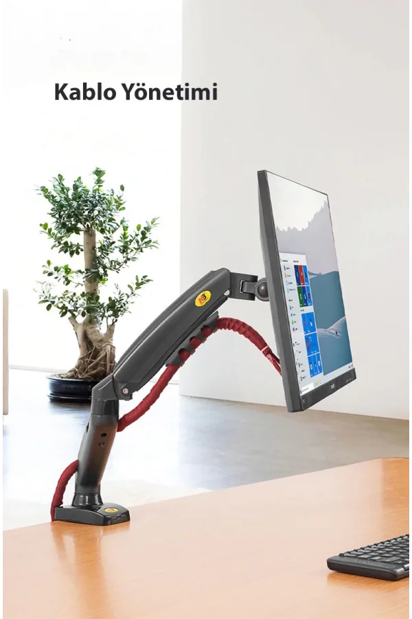 North Bayou NB F80 Tek Kol Amortisörlü Monitör Tutucu