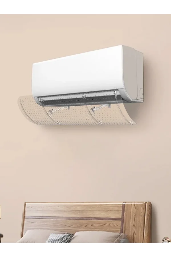 DailyTech Şeffaf Klima Yönlendirici Aparatı Bakteri Önleyici Temiz Hava Basit Kurulum Filtre -