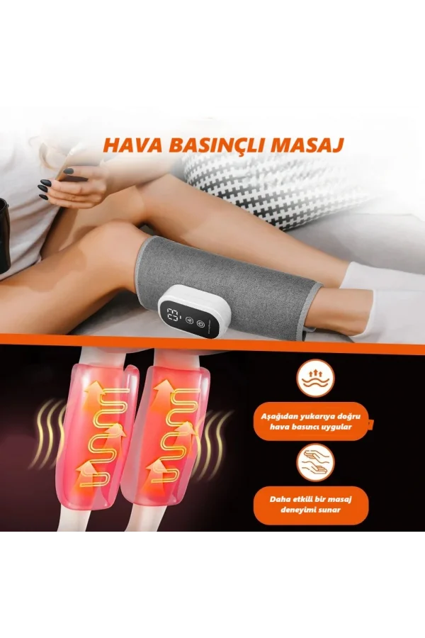 DailyTech 2 Adet Baldır Ayak ve Kol Masaj Aleti Şarjlı Hava Basınçlı