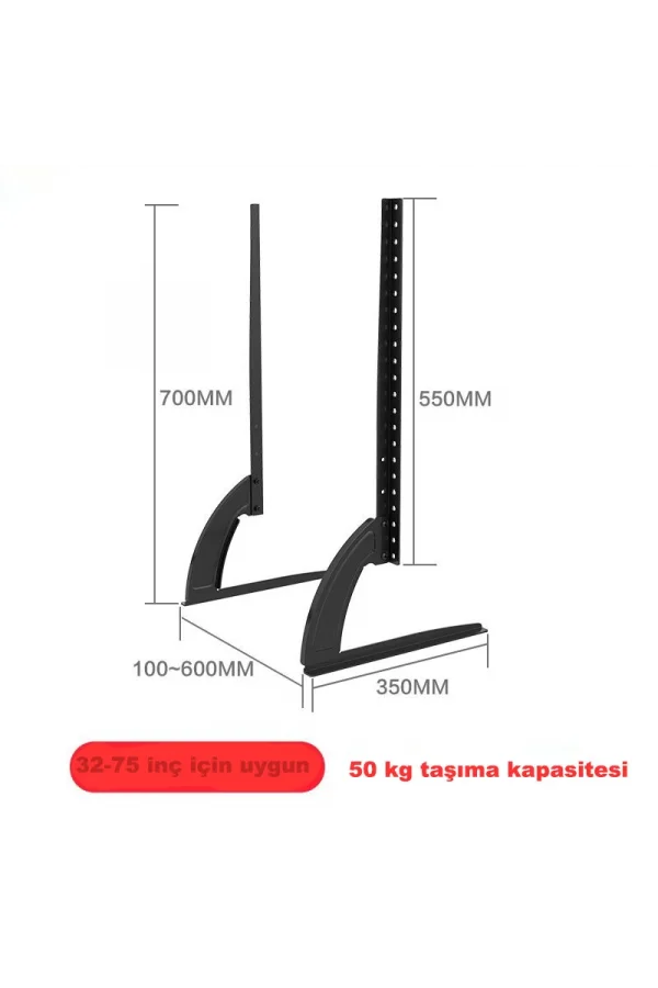 DailyTech 32-75 LCD LED Sabit Ekran Evrensel Masaüstü Tv Standı