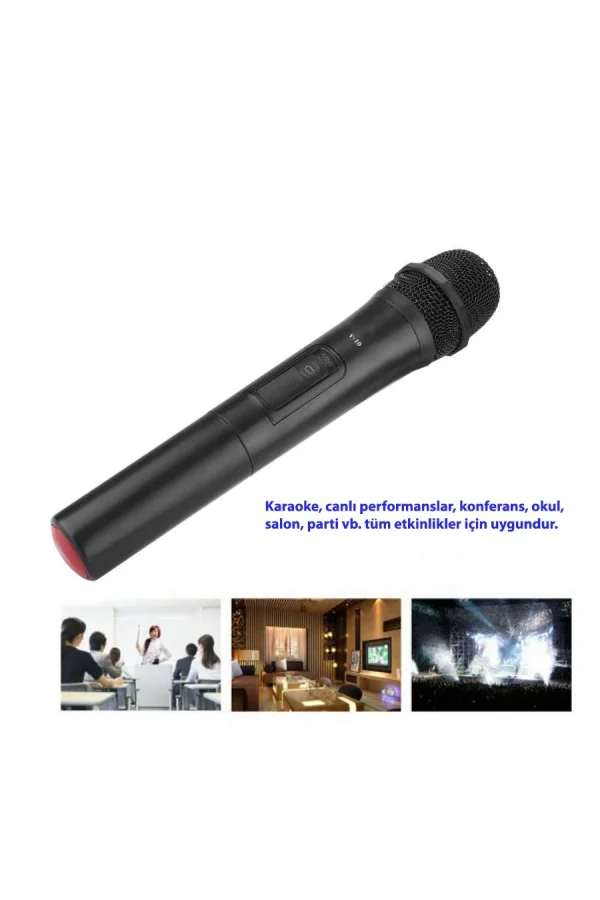 DailyTech Evrensel Vhf Profesyonel Kablosuz Mikrofon