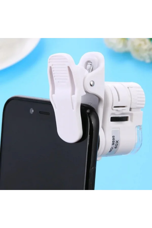 DailyTech 60X Mini Taşınabilir Büyüteç Mikroskop Cep telefon Uyumlu