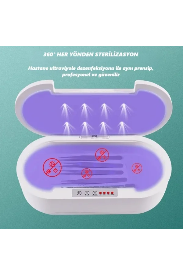 DailyTech Akıllı UV Dezenfeksiyon Kutusu Telefon Aksesuar Maske Takı Sterilizasyon Cihazı