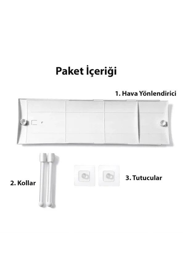 DailyTech Ayarlanabilir Hava Yönlendirici Klima Aparatı