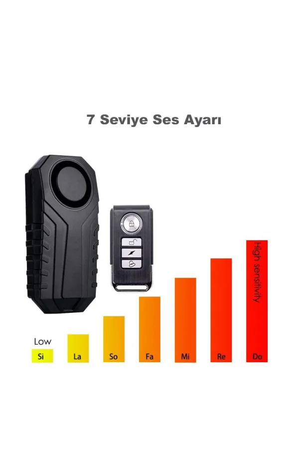 DailyTech Uzaktan Kumadalı Bisiklet Motosiklet Alarmı