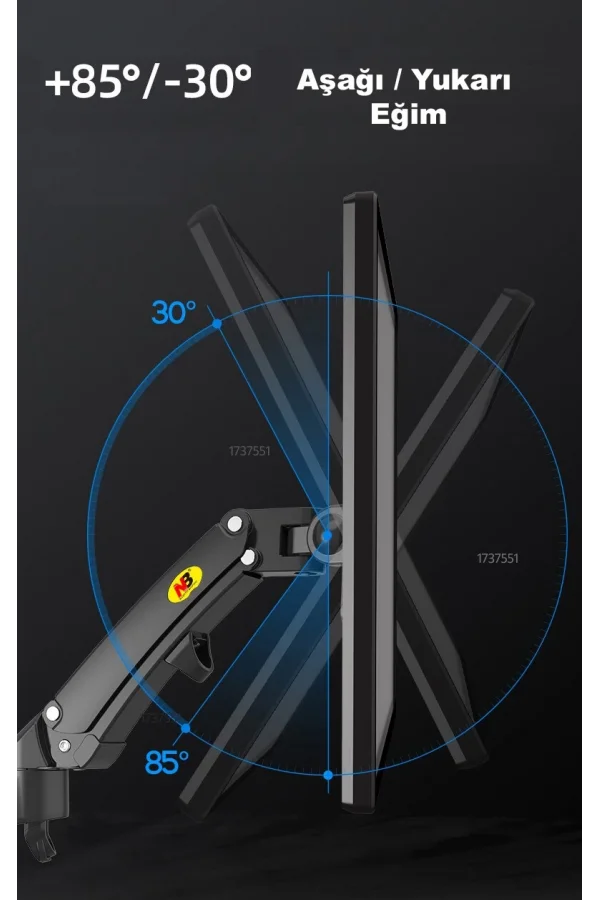 North Bayou NB F150 Ergonomik Duvar LED TV Monitör Tutucu